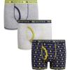 imageNautica Boys Boxer Briefs 36 Pack Comfort Stretch Cotton Kids Underwear Boxers for Boys with Contour Pouch Sizes 618Blue BlockLight Heather GreyBeach Heather3pk