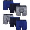 imageNautica Boys Stretch Performance Boxer Briefs 36 Pack  Breathable Underwear for Boys 618White LogoNocturnal NavyCobalt6pk