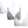 Light Bleach Heather/White/Medium Grey Heather- 3pk Molded