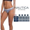 imageNautica Womens Cotton Thong Underwear Set 5PackGrey Multi LogoBlackMd Heather GreyStonewashBlack