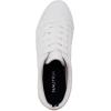 imageNautica Womens LaceUp Fashion Sneakers  LowTop Casual Walking ampamp Tennis Shoes with Platform or Regular HeelAelisawhite