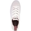 imageNautica Womens LaceUp Fashion Sneakers  LowTop Casual Walking ampamp Tennis Shoes with Platform or Regular HeelAsariawhite