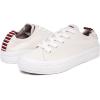 imageNautica Womens LaceUp Fashion Sneakers  LowTop Casual Walking ampamp Tennis Shoes with Platform or Regular HeelAsariawhite