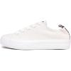 imageNautica Womens LaceUp Fashion Sneakers  LowTop Casual Walking ampamp Tennis Shoes with Platform or Regular HeelAsariawhite