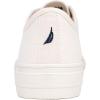 imageNautica Womens LaceUp Fashion Sneakers  LowTop Casual Walking ampamp Tennis Shoes with Platform or Regular HeelBelladawnwhite