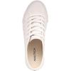 imageNautica Womens LaceUp Fashion Sneakers  LowTop Casual Walking ampamp Tennis Shoes with Platform or Regular HeelBelladawnwhite