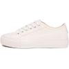 imageNautica Womens LaceUp Fashion Sneakers  LowTop Casual Walking ampamp Tennis Shoes with Platform or Regular HeelBelladawnwhite