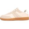imageNautica Womens LaceUp Fashion Sneakers  LowTop Casual Walking ampamp Tennis Shoes with Platform or Regular HeelCreamkeota