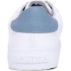imageNautica Womens LaceUp Fashion Sneakers  LowTop Casual Walking ampamp Tennis Shoes with Platform or Regular HeelRivkawhite