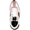 imageNautica Womens LaceUp Fashion Sneakers  LowTop Casual Walking ampamp Tennis Shoes with Platform or Regular HeelSand Black Whitephlo