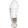 imageNautica Womens LaceUp Fashion Sneakers  LowTop Casual Walking ampamp Tennis Shoes with Platform or Regular HeelSatsuwhite