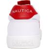 imageNautica Womens LaceUp Fashion Sneakers  LowTop Casual Walking ampamp Tennis Shoes with Platform or Regular HeelSteam Red Tape