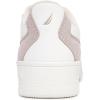 imageNautica Womens LaceUp Fashion Sneakers  LowTop Casual Walking ampamp Tennis Shoes with Platform or Regular HeelWhite Bonenadeza
