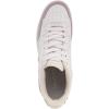 imageNautica Womens LaceUp Fashion Sneakers  LowTop Casual Walking ampamp Tennis Shoes with Platform or Regular HeelWhite Bonenadeza