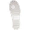 imageNautica Womens LaceUp Fashion Sneakers  LowTop Casual Walking ampamp Tennis Shoes with Platform or Regular HeelWhite Bonenadeza