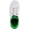 imageNautica Womens LaceUp Fashion Sneakers  LowTop Casual Walking ampamp Tennis Shoes with Platform or Regular HeelWhite Greensendera