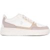 imageNautica Womens LaceUp Fashion Sneakers  LowTop Casual Walking ampamp Tennis Shoes with Platform or Regular HeelWhite Greynachez