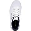 imageNautica Womens LaceUp Fashion Sneakers  LowTop Casual Walking ampamp Tennis Shoes with Platform or Regular HeelWhite Navyhycrest