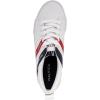 imageNautica Womens LaceUp Fashion Sneakers  LowTop Casual Walking ampamp Tennis Shoes with Platform or Regular HeelWhite Red Navykirsi