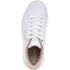 imageNautica Womens LaceUp Fashion Sneakers  LowTop Casual Walking ampamp Tennis Shoes with Platform or Regular HeelWhite Sandhycrest
