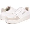 imageNautica Womens LaceUp Fashion Sneakers  LowTop Casual Walking ampamp Tennis Shoes with Platform or Regular HeelWhite Sandmilagros