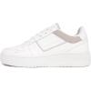 imageNautica Womens LaceUp Fashion Sneakers  LowTop Casual Walking ampamp Tennis Shoes with Platform or Regular HeelWhitelarissa