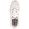 imageNautica Womens LaceUp Fashion Sneakers  LowTop Casual Walking ampamp Tennis Shoes with Platform or Regular HeelWhiteshavona