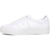 imageNautica Womens LaceUp Fashion Sneakers  LowTop Casual Walking ampamp Tennis Shoes with Platform or Regular HeelWinafredwhiteWhite