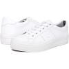 imageNautica Womens LaceUp Fashion Sneakers  LowTop Casual Walking ampamp Tennis Shoes with Platform or Regular HeelWinafredwhiteWhite