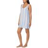 imageNautica Womens Sleeveless Nightgown  Summer Lightweight Tank Sleep Dress Chemise  Lounge and Sleepwear for WomenBlue Stripe