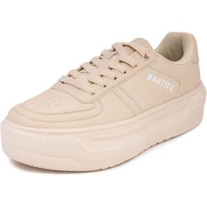 imageNautica Womens LaceUp Fashion Sneakers  LowTop Casual Walking ampamp Tennis Shoes with Platform or Regular HeelBonerayburn
