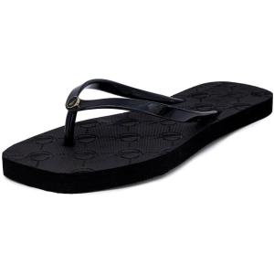 imageNautica Womens Thong Strap Sandal  Casual FlipFlop for Beach Pool and Everyday ComfortBlack Circle