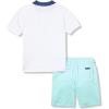 imageNautica Boys 2pc Polo Short SetBright WhiteGreen