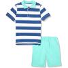 imageNautica Boys 2pc Polo Short SetNavyWhiteGreen