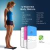 imageNautica Body Tracker Digital Bathroom Scale BluetoothEnabled Smart Scale with BMI Body Fat Muscle Mass Tracking ampamp More Syncs with Smartphone App for Body Composition Tracking 440 LbsTravertine Stone