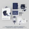 imageNautica T400 True Wireless Earbuds Bluetooth v51 TWS inEar Earphones with Builtin Mic Wireless Bluetooth Earbuds with Charging case Touch Control Ergonomic Design SweatProof USBC Navy