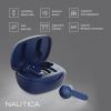imageNautica T400 True Wireless Earbuds Bluetooth v51 TWS inEar Earphones with Builtin Mic Wireless Bluetooth Earbuds with Charging case Touch Control Ergonomic Design SweatProof USBC Navy
