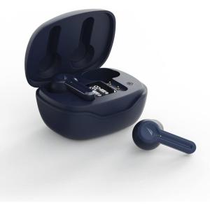 imageNautica T400 True Wireless Earbuds Bluetooth v51 TWS inEar Earphones with Builtin Mic Wireless Bluetooth Earbuds with Charging case Touch Control Ergonomic Design SweatProof USBC Navy