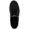 imageNautica Kids Boys LaceUp Fashion Sneakers LowTop Dress Shoes for Youth  Big KidLittle KidBlack Canvas