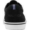 imageNautica Kids Boys LaceUp Fashion Sneakers LowTop Dress Shoes for Youth  Big KidLittle KidBlack Canvas