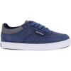 imageNautica Kids Boys LaceUp Fashion Sneakers LowTop Dress Shoes for Youth  Big KidLittle KidNavy Grey Logone
