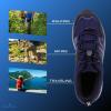 imageNautica Mens Hiking Shoes Durable Trekking Trail  LowHeight Slip Resistant Traction Grip Boots for Indoors ampamp Outdoors Adventures Traveling BackpackingNavy Royalanzo