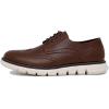 imageNautica Mens Knit Dress Oxford Dress Sneakers Breathable Stylish Lightweight ampamp Comfortable  Ideal for Business or WalkingBrown Smooth