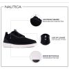 imageNautica Mens Knit Dress Oxford Dress Sneakers Breathable Stylish Lightweight ampamp Comfortable  Ideal for Business or WalkingWeitonblack