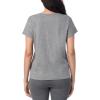 imageNautica Womens Sleep Shirt  Lightweight Breathable Pajama Top  Cotton Knit Jersey VNeck Sleepwear and LoungewearGrey