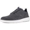 imageNautica Mens Knit Dress Oxford Dress Sneakers Breathable Stylish Lightweight ampamp Comfortable  Ideal for Business or WalkingWeitongrey
