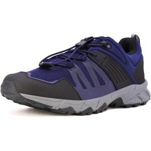 imageNautica Mens Hiking Shoes Durable Trekking Trail  LowHeight Slip Resistant Traction Grip Boots for Indoors ampamp Outdoors Adventures Traveling BackpackingNavy Royalanzo