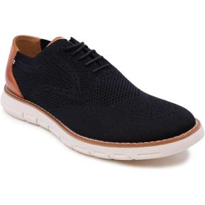 imageNautica Mens Knit Dress Oxford Dress Sneakers Breathable Stylish Lightweight ampamp Comfortable  Ideal for Business or WalkingBlackWhite