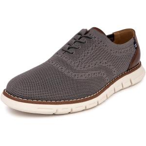 imageNautica Mens Knit Dress Oxford Dress Sneakers Breathable Stylish Lightweight ampamp Comfortable  Ideal for Business or WalkingGreyalon