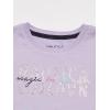 imageNautica Girls Short Sleeve TShirt with Fun Graphic Design Cotton Tee with Tagless InteriorPurple Magic